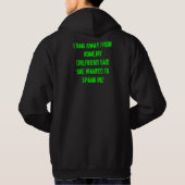 Vriendin Spank me Hoodie (Achterkant)