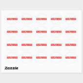 Vriendin Stempel Ronde Sticker (Vel)