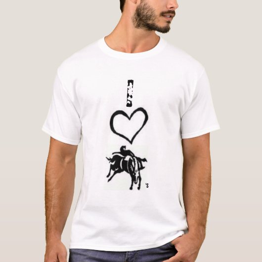 Vriendin T van Bareback Rider T-shirt (Voorkant)