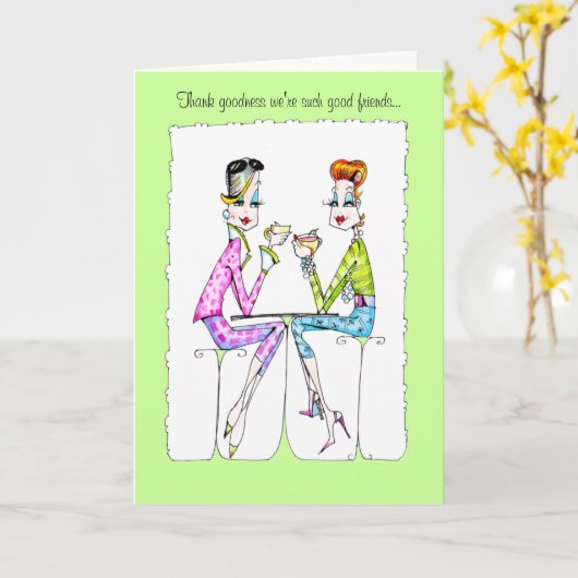 Vriendin therapie kaart (Gele Bloem)