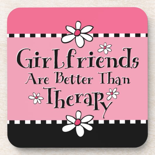 Vriendin Therapy Cork Onderzetter (Voorkant)