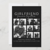 Vriendin Together Forever Foto Collage Feestdagenkaart (Voorkant)