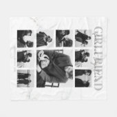Vriendin Together Forever Foto Collage Fleece Deken (Voorkant (Horizontaal))