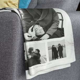 Vriendin Together Forever Foto Collage Fleece Deken