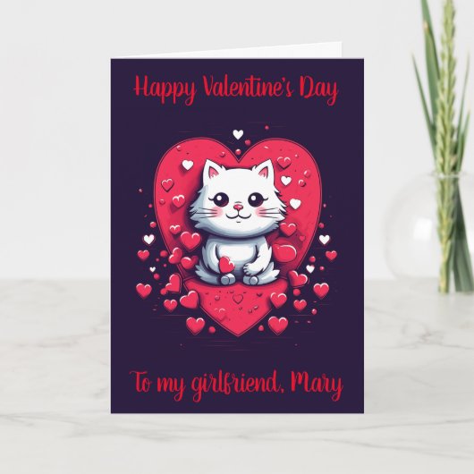 Vriendin Valentijnsdag Kaart (Voorkant)