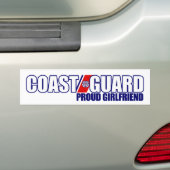 Vriendin van de havenkustwacht bumpersticker (Op auto)