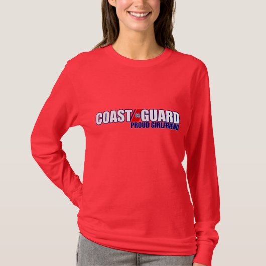 Vriendin van de havenkustwacht t-shirt (Voorkant)