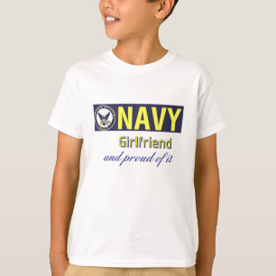Vriendin van de marine t-shirt