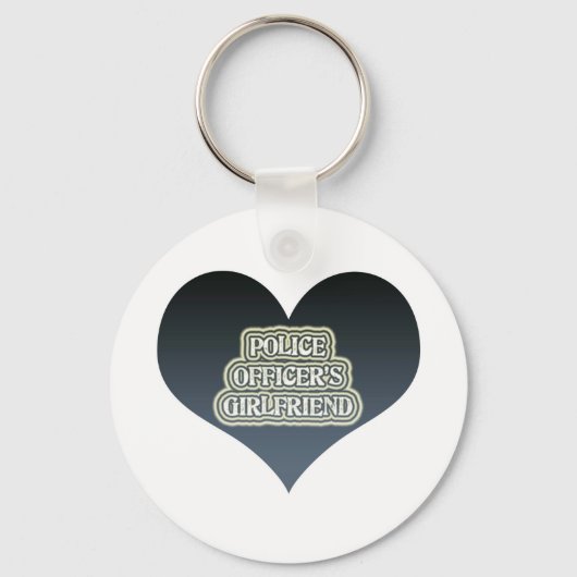 Vriendin van de politieambtenaar sleutelhanger (Voorkant)