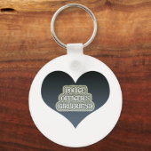 Vriendin van de politieambtenaar sleutelhanger (Voorkant)