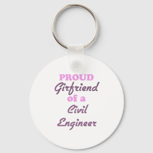 Vriendin van een civiel ingenieur sleutelhanger