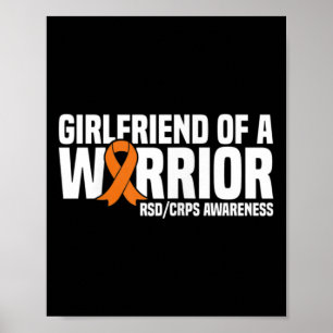 Vriendin van een krijger Oranje lint RSDCRPS Award Poster