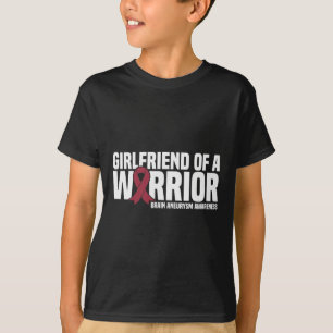 Vriendin van een Warrior Brain Aneurysm Awareness T-shirt