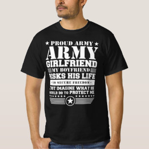 vriendin van het leger citeert t-shirt