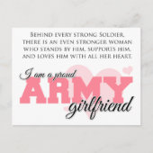 Vriendin van het leger van de Proud Briefkaart (Voorkant)