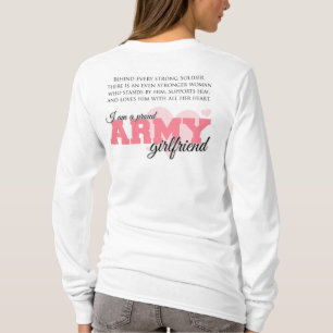 Vriendin van het leger van de Proud T-shirt
