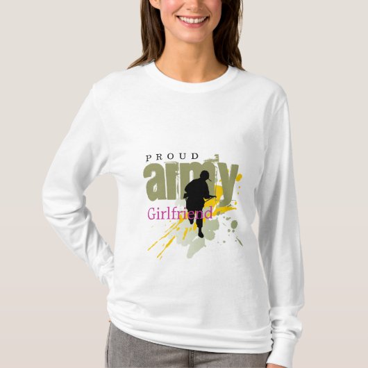 Vriendin van het leger van de Proud T-shirt (Voorkant)