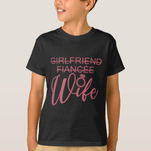 Vriendin Verloofde Echtgenote, Getrouwd Verloving T-shirt