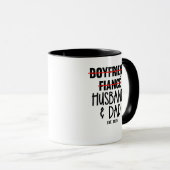 Vriendin verloofde man & vader est 2025 nieuwe vad mok (Voorkant rechts)