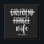 Vriendin verloofde vrouw 2025 net getrouwd bruilof magneet<br><div class="desc">Vriendin verloofde vrouw 2025 net getrouwd huwelijksreis</div>
