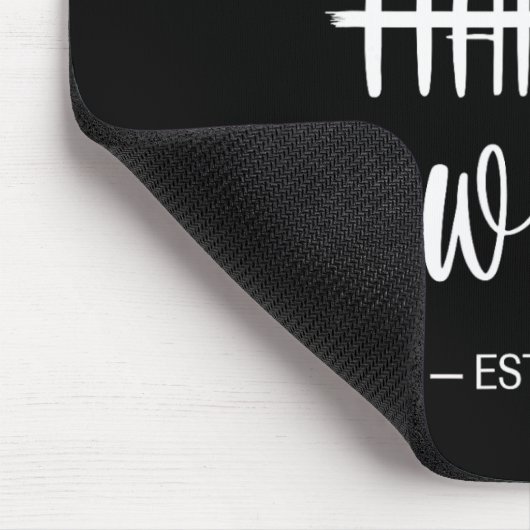 Vriendin verloofde vrouw 2025 net getrouwd bruilof muismat (Hoek)