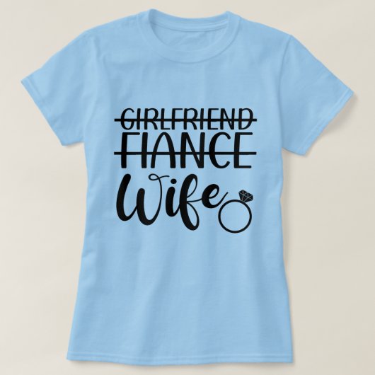 Vriendin, Verloofde, Vrouw Dames T-shirt (Design voorkant)