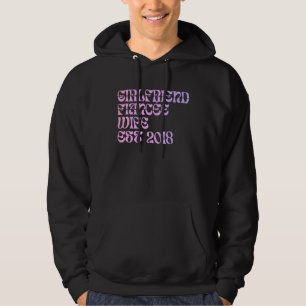 Vriendin Verloofde Vrouw Gevestigd 2018 Huwelijksv Hoodie