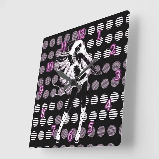 vriendin vierkante klok (Hoek)