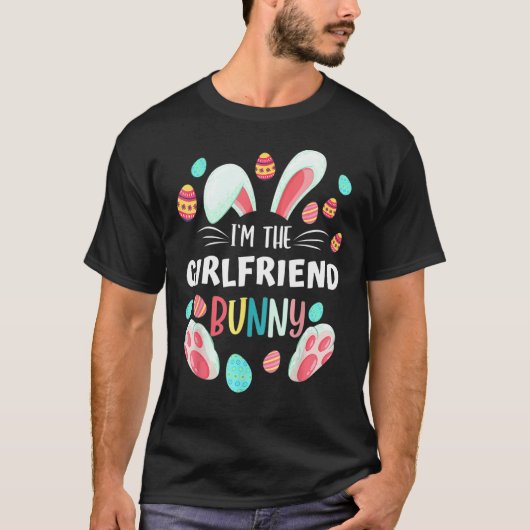 Vriendin voor gezinsafstemming bunny Graphic Easte T-shirt (Voorkant)