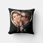 Vriendin Vriend Foto Collage Daterend Paar Kussen (Voorkant)