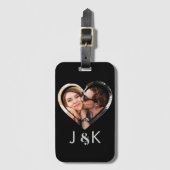 Vriendin Vriendin Dating Paar Fotocollage Bagagelabel (Voorkant (verticaal))