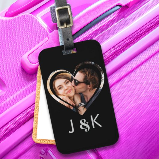Vriendin Vriendin Dating Paar Fotocollage Bagagelabel