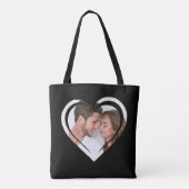Vriendin Vriendin Dating Paar Fotocollage Tote Bag (Achterkant)