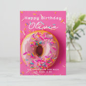 Vriendin vriendje donut donut donut Kaart (Staand voorkant)