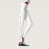 Vriendin vrouw Red Hearts Modern Valentijnsdag Leggings (Rechts)