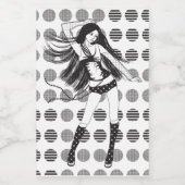 vriendin wijn etiket (Enkel label)