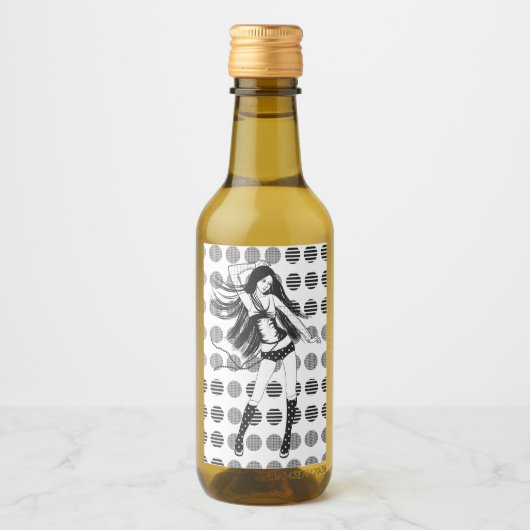 vriendin wijn etiket (Voorkant)