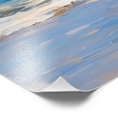 Vriendinnen aan de Kust Foto Afdruk (Hoek)