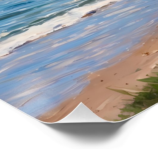 Vriendinnen aan de Kust Perfect Poster (Hoek)