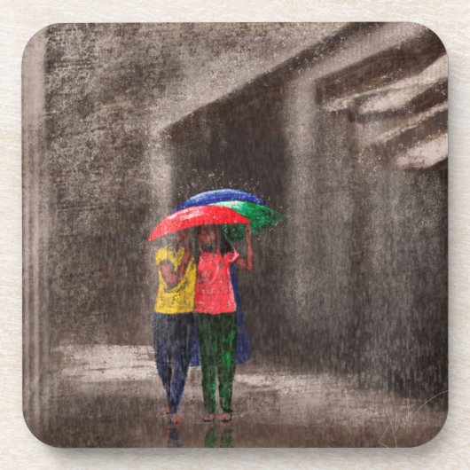 Vriendinnen Bier Onderzetter (Voorkant)