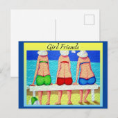 Vriendinnen Briefkaart (Voorkant / Achterkant)