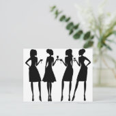 Vriendinnen Briefkaart (Staand voorkant)