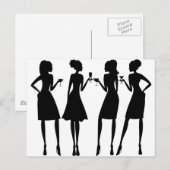 Vriendinnen Briefkaart (Voorkant / Achterkant)