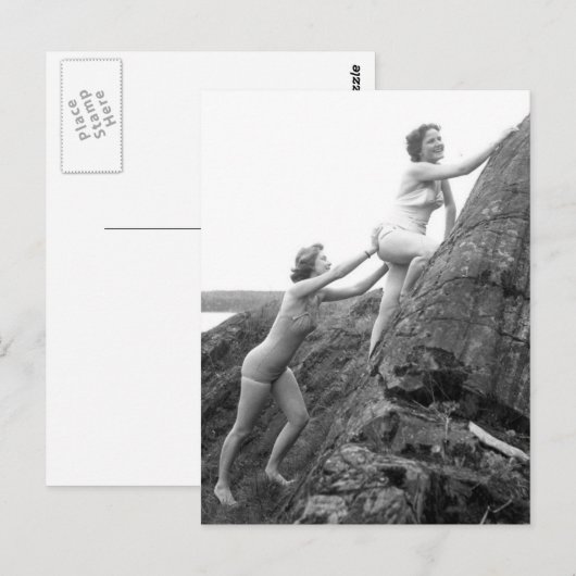 Vriendinnen  briefkaart (Voorkant / Achterkant)