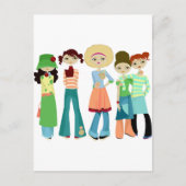 Vriendinnen Briefkaart (Voorkant)