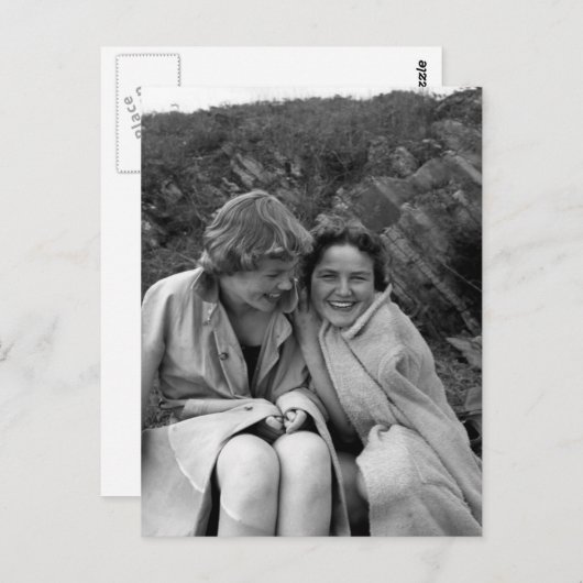 Vriendinnen  briefkaart (Voorkant / Achterkant)