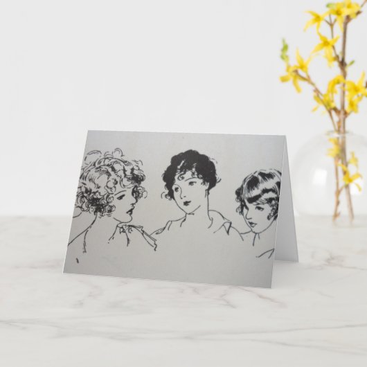Vriendinnen Kaart (Gele Bloem)