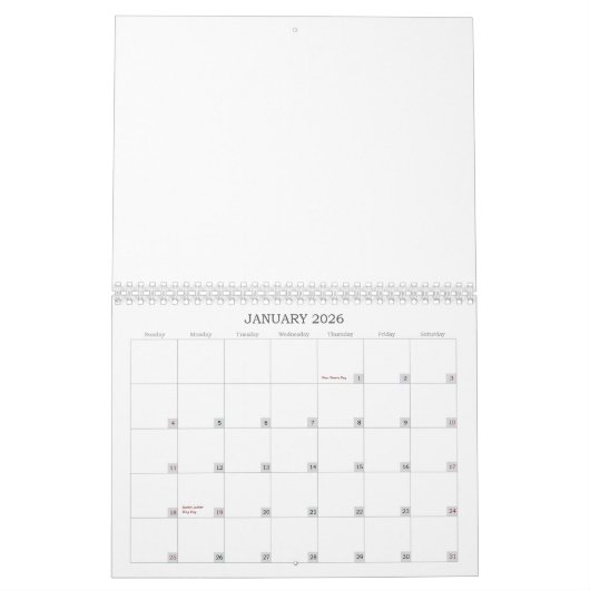 Vriendinnen Lingerie - Agenda Kalender (Jan 2026)