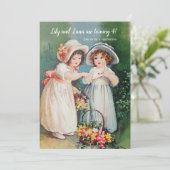 Vriendinnen Vintage Kaart (Staand voorkant)