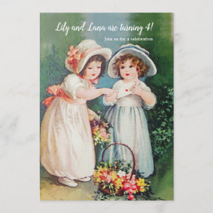 Vriendinnen Vintage Kaart